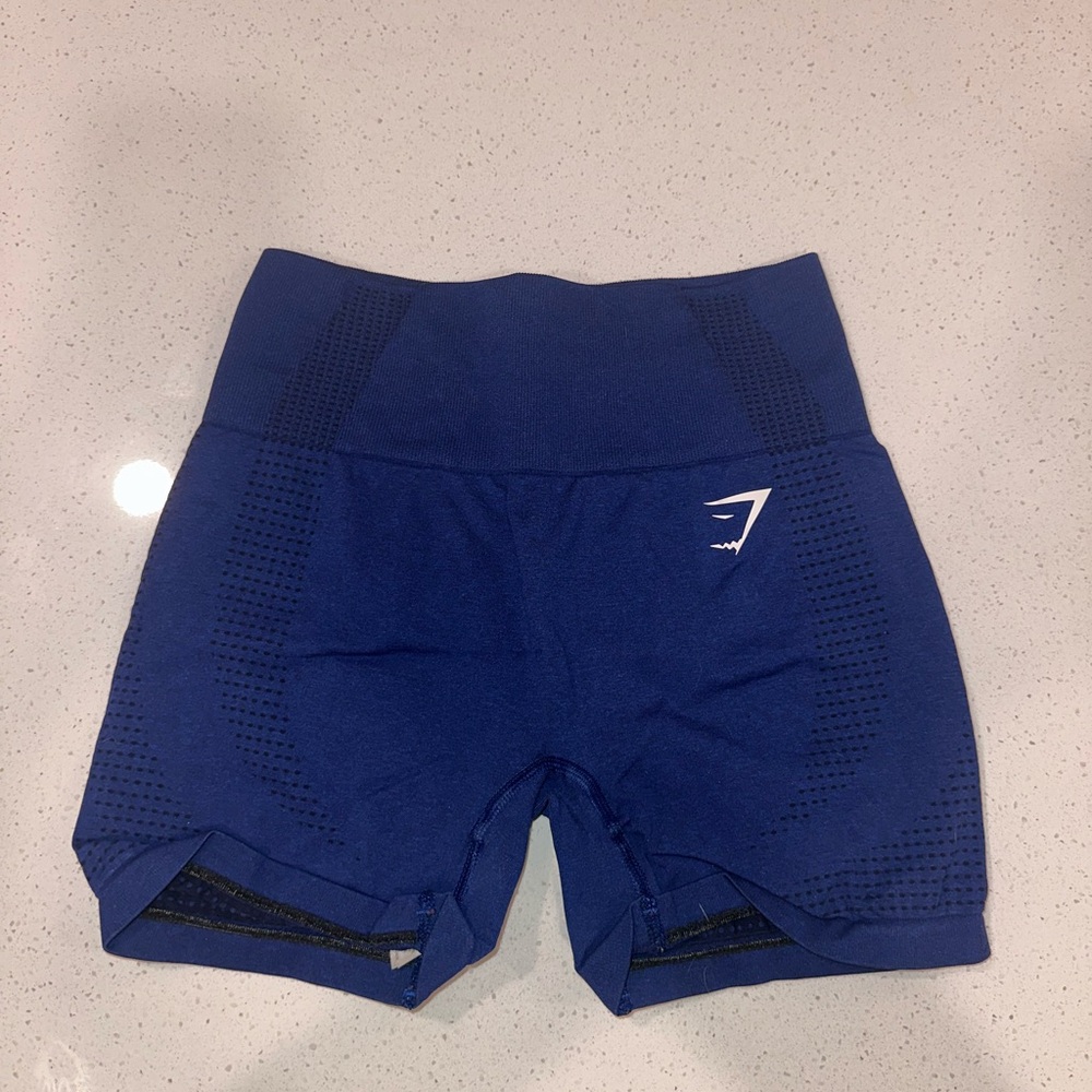 Gymshark Royal Blue Women's Vital Seamless Shorts | Size Small | Like New